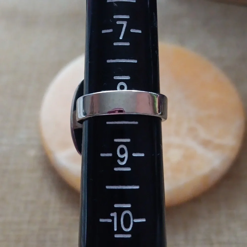 Silver Synthetic Red Stone Set Ring